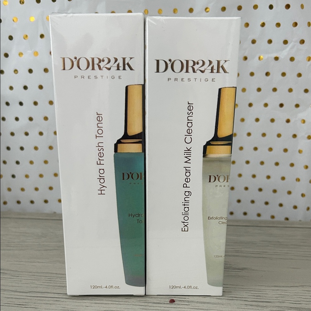 D'OR24K Prestige Hydra Fresh Toner - Elegant Gold and White